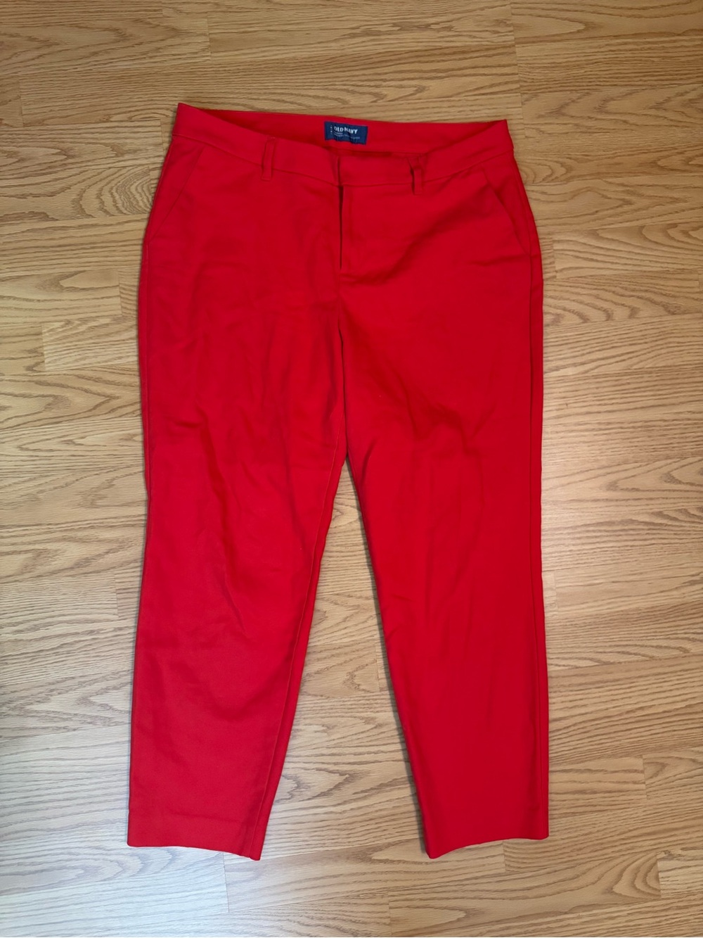 OLD NAVY Harper Mid-Rise Red Dress Pants - Womens 8 Regular